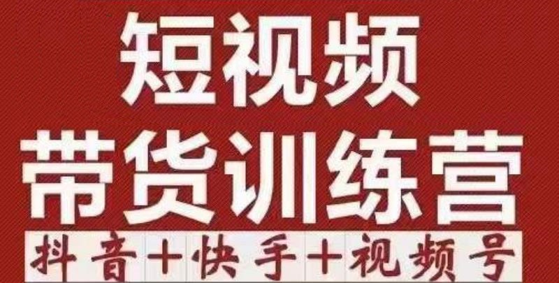 短视频带货特训营（第12期）抖音+快手+视频号：收益巨大，简单粗暴！-圆梦资源网