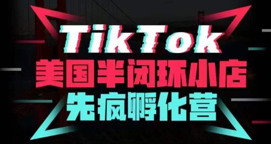 疯人院·TikTok美国半闭环小店孵化营，抢占TikTok美国蓝海市场，开店、运营、带货、投流全实操-圆梦资源网