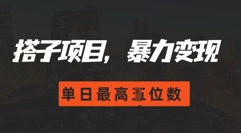 2024搭子玩法，0门槛，暴力变现，单日最高破四位数【揭秘】-圆梦资源网