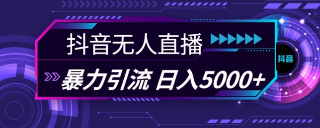 抖音快手视频号全平台通用无人直播引流法，利用图片模板和语音话术，暴力日引流100+创业粉【揭秘】-圆梦资源网