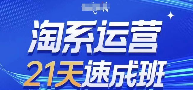 淘系运营21天速成班(更新24年12月)，0基础轻松搞定淘系运营，不做假把式-圆梦资源网