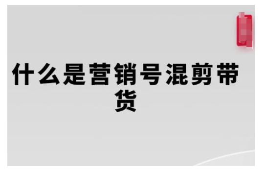 营销号混剪带货，从内容创作到流量变现的全流程，教你用营销号形式做混剪带货-圆梦资源网