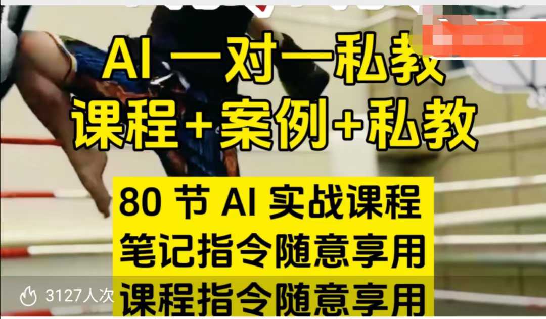 AI指令实战课，课程+案例，80节AI实战课程，笔记指令随意享用，课程指令随意享用-圆梦资源网